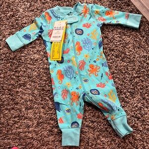 Landry’s NWT 0-3mo Kids Aqua One Piece